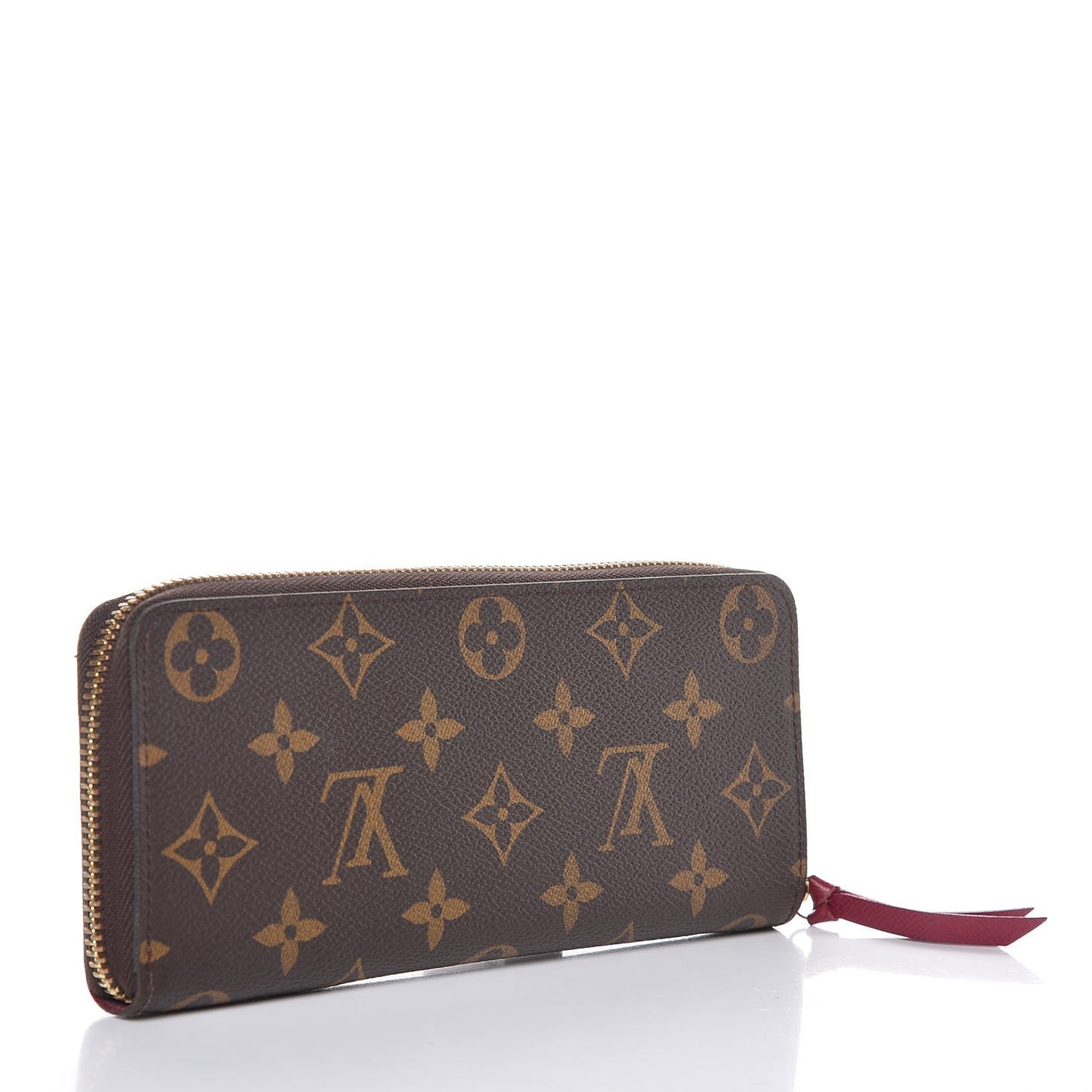 Monogram Clemence Wallet Fuchsia