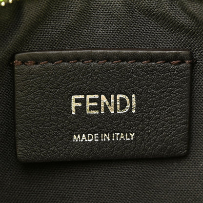 Fendi Vitello Grace Matte Small Fendigraphy Hobo Bag Neon Yellow 6 of 10