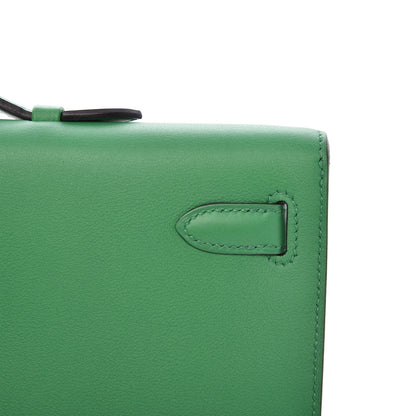 Hermes Swift Kelly Cut Clutch Pochette Bambou 13 of 17