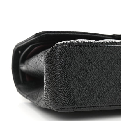 Chanel Caviar Quilted Medium Double Flap Black 9 of 9