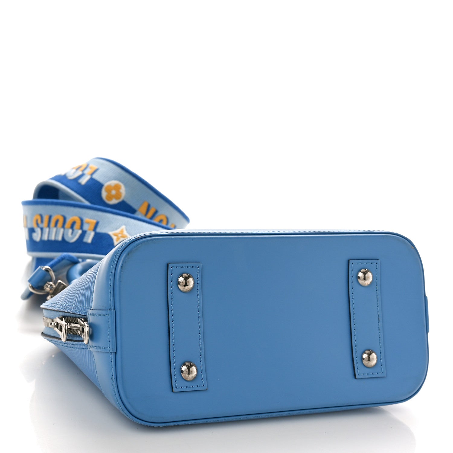 Louis Vuitton Epi Jacquard Alma BB Bleuet 4 of 10