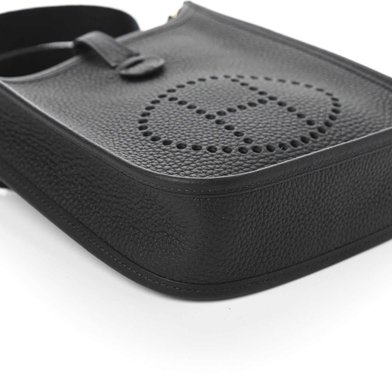 Hermes Taurillon Clemence Evelyne TPM Black 7 of 8