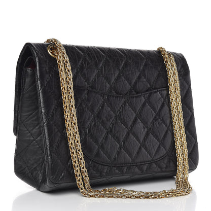 Chanel Aged Calfskin Quilted 2.55 Reissue 226 Flap Black 3 of 10