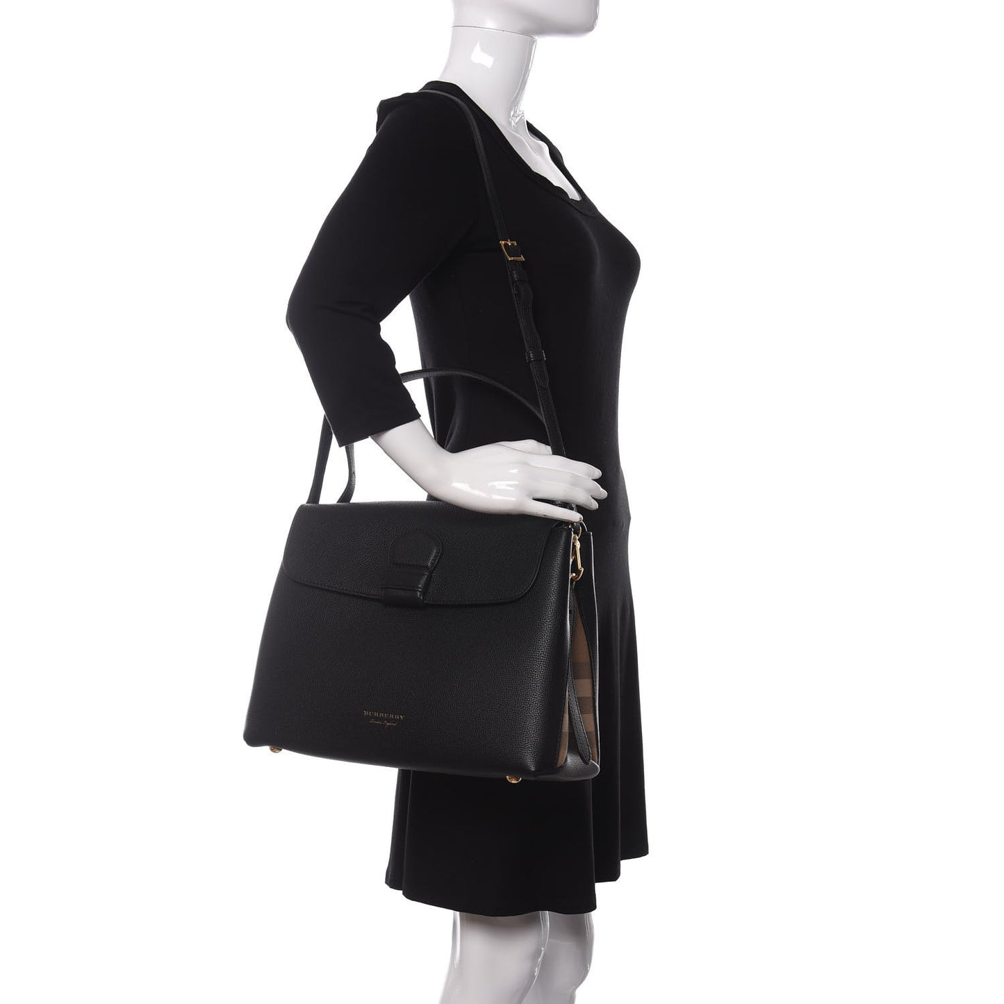 Derby Calfskin House Check Medium Camberley Black