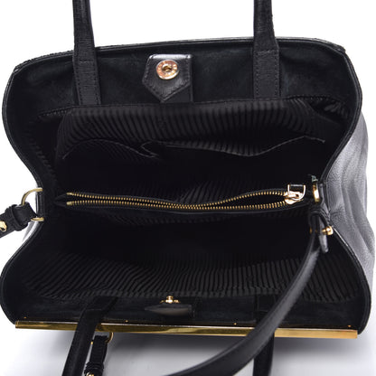 Fendi Vitello Elite Regular 2Jours Tote Black 5 of 11