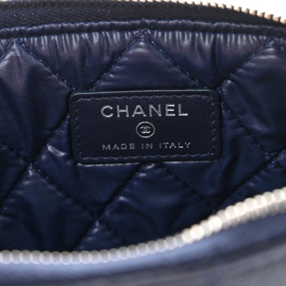 Chanel Caviar Quilted Cosmetic Case Navy 6 of 8