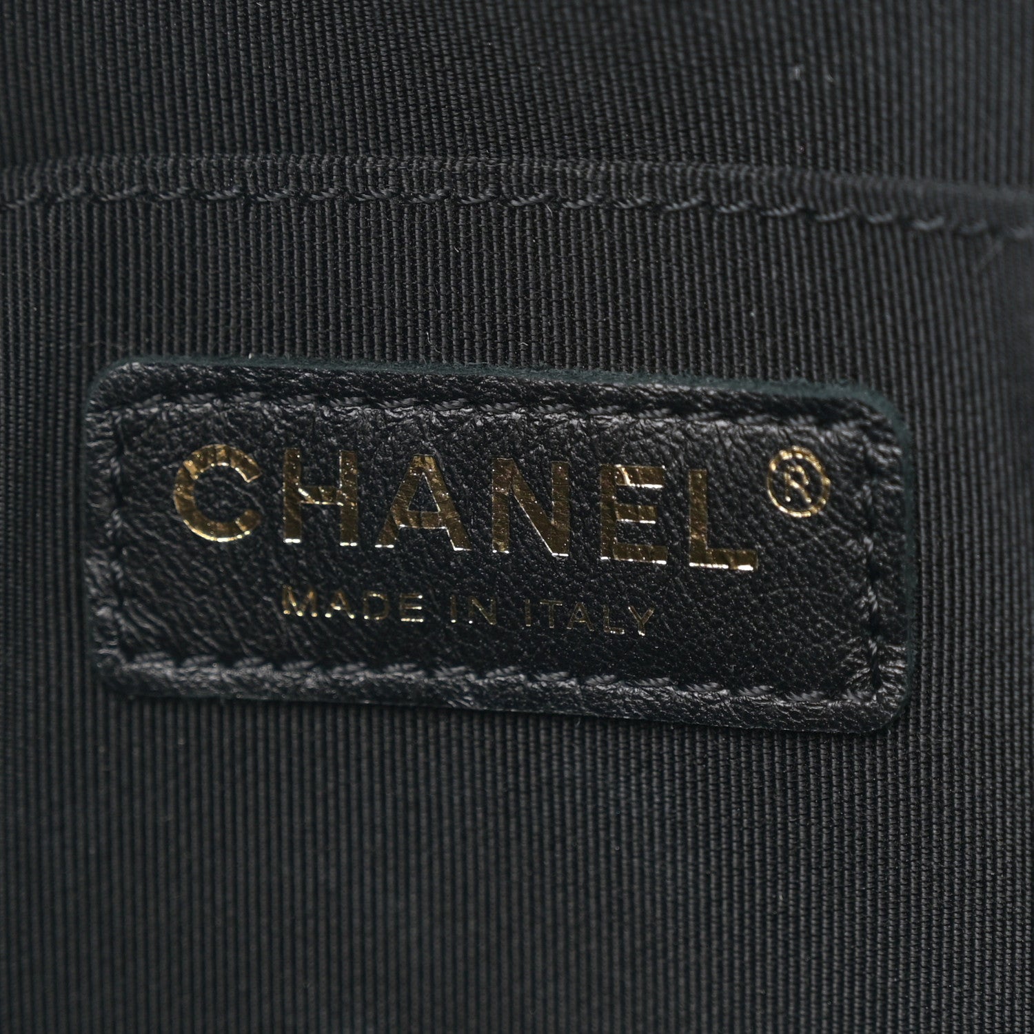 Chanel Lambskin Quilted Studded Quilted Vanity Case With Chain Black 6 of 10