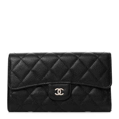 Chanel Caviar Quilted Medium Flap Wallet Black 1 of 7