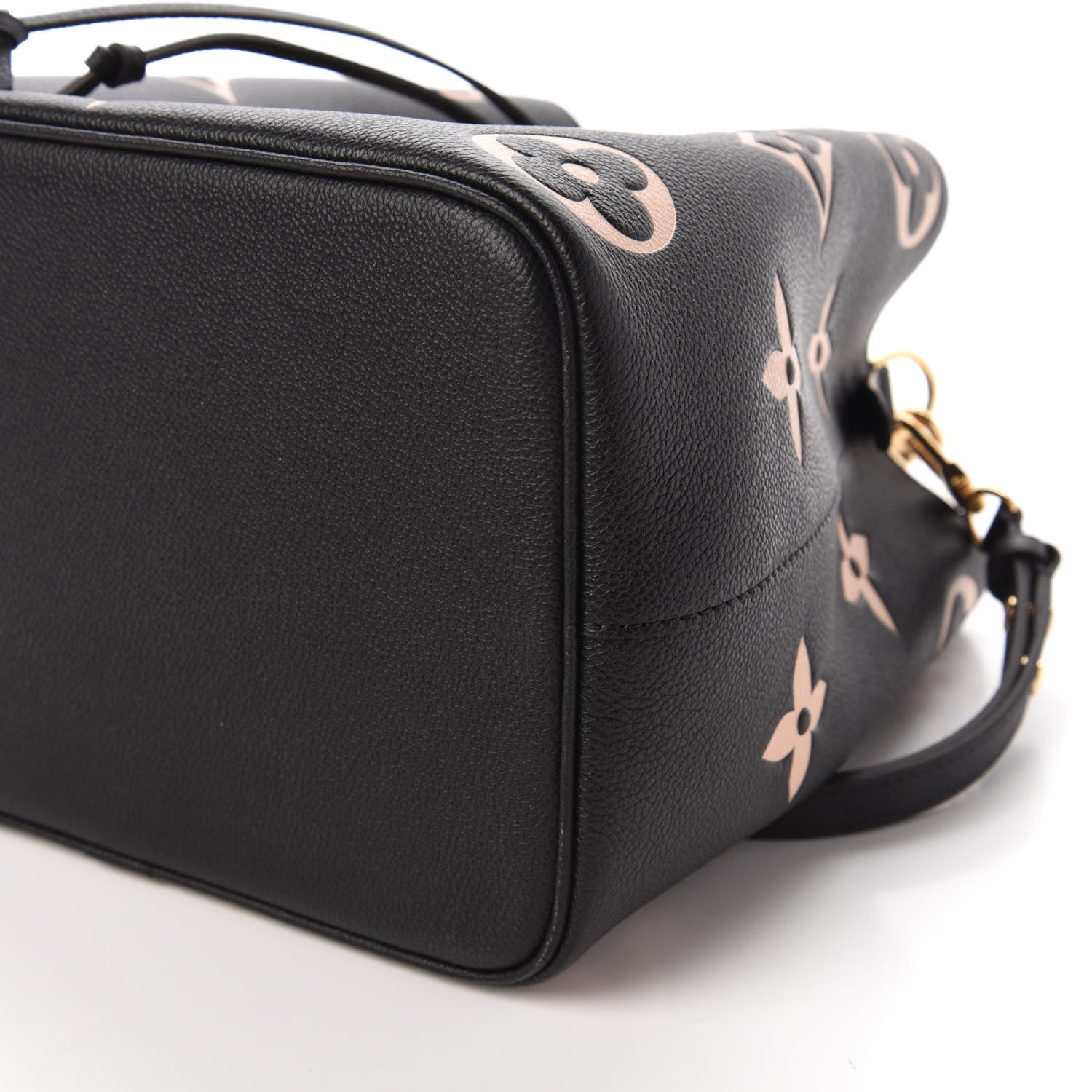 Louis Vuitton Empreinte Monogram Giant Neonoe MM Black Beige 7 of 10