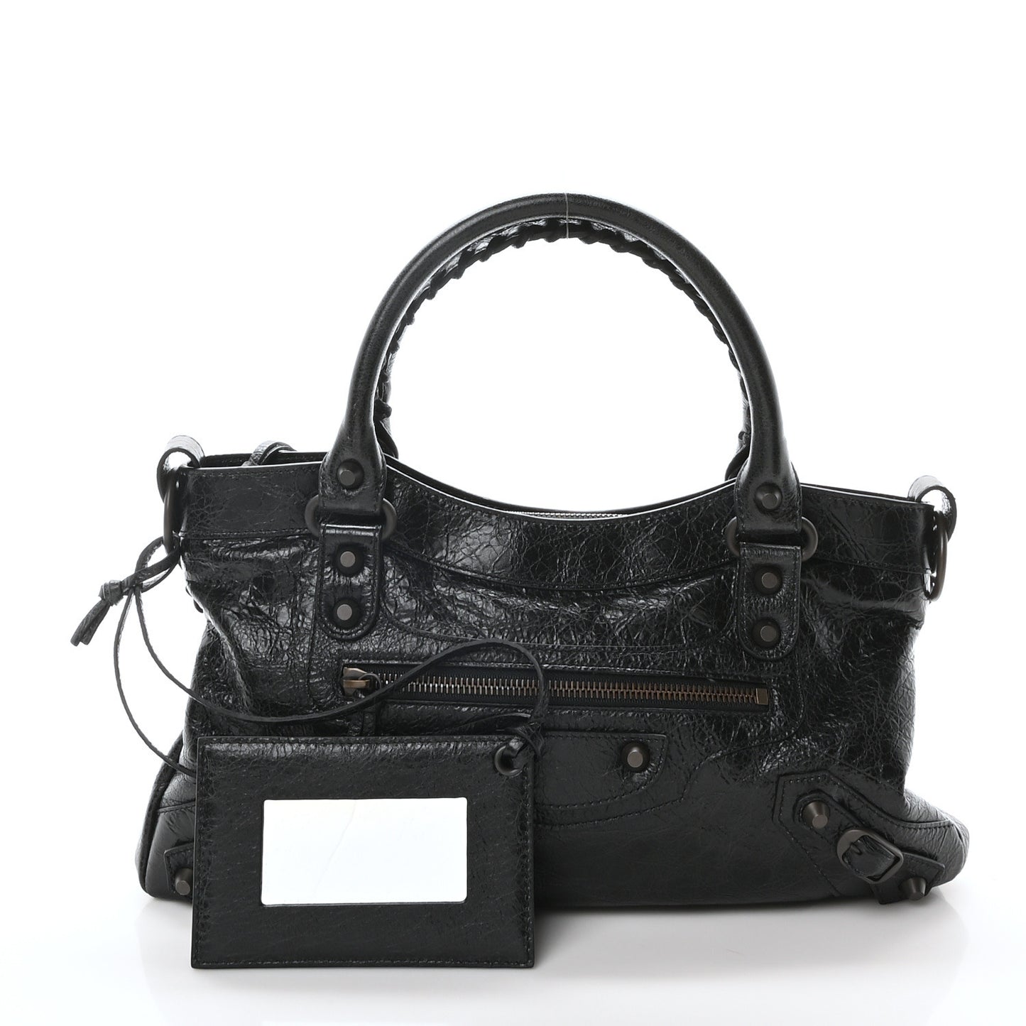 Agneau Arena Classic Hardware Le City First Bag Black