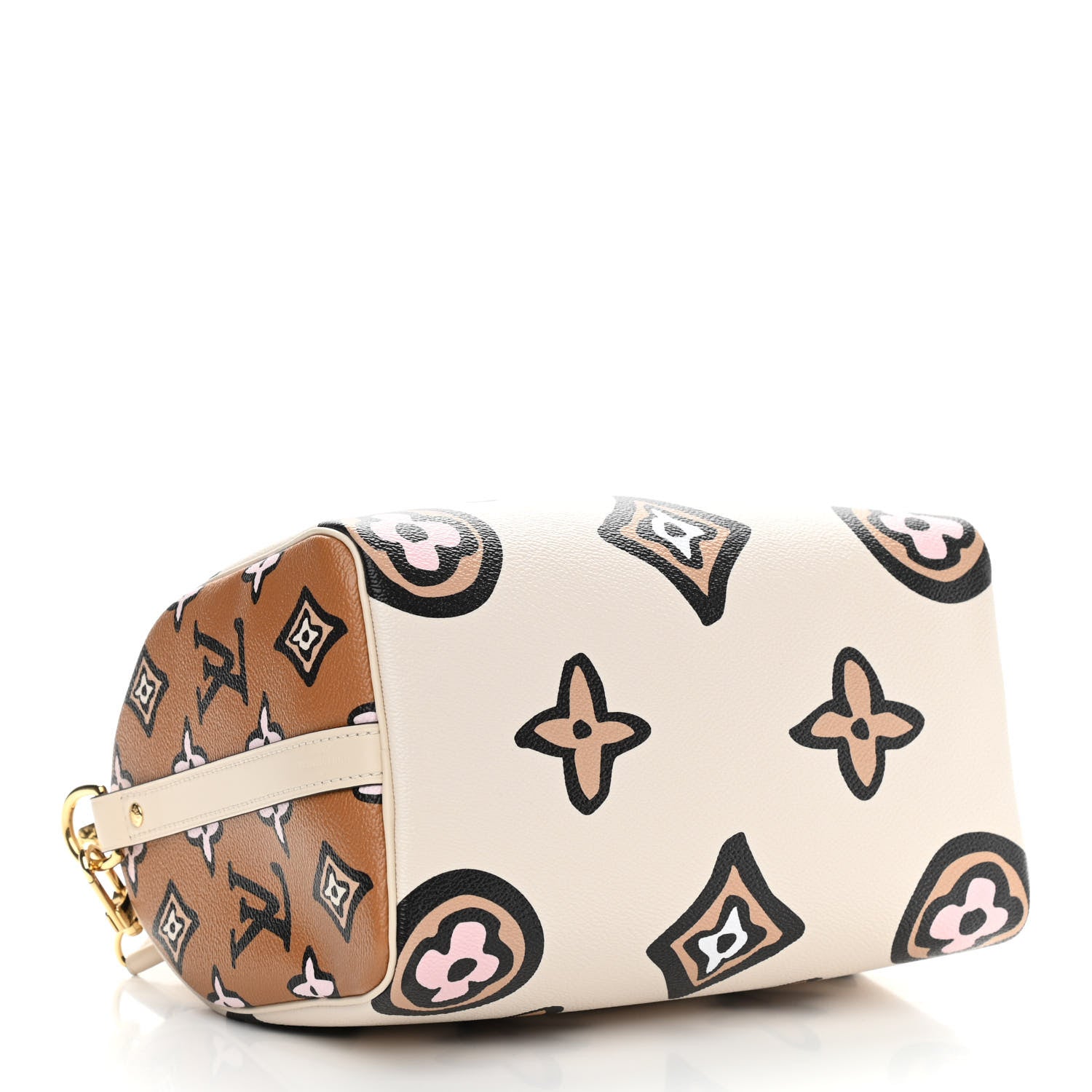 Louis Vuitton Monogram Giant Wild At Heart Speedy Bandouliere 25 Creme 4 of 11