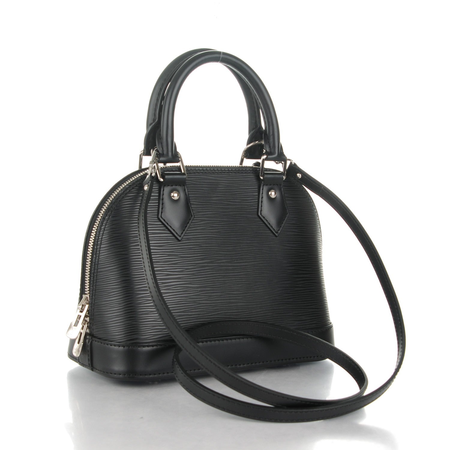 Louis Vuitton Epi Alma BB Black 3 of 7