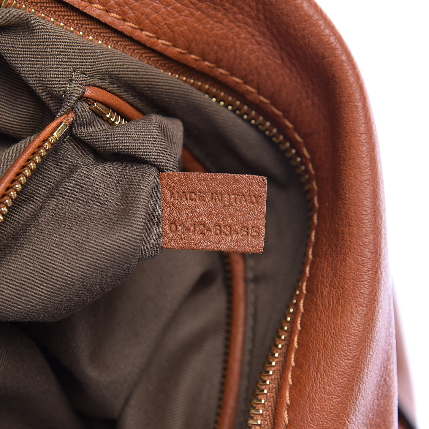Calfskin Large Marcie Satchel Tan