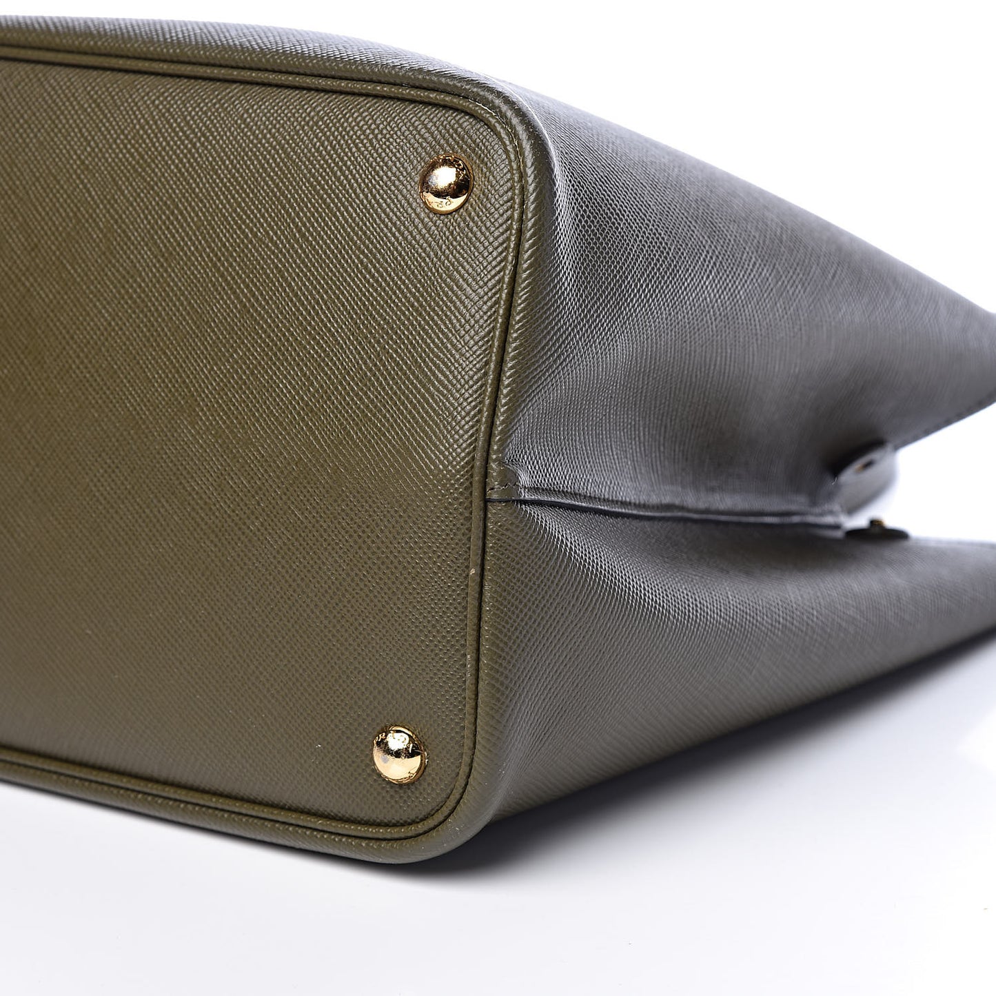Saffiano Cuir Large Double Bag Militare