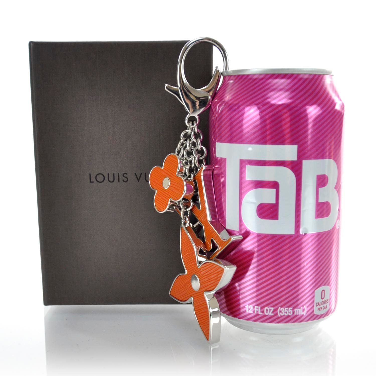 Louis Vuitton Fleur d Epi Bag Charm Piment 2 of 4