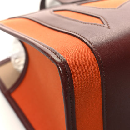 Hermes Swift Felt Petit H Decoupe Basse PM Skeleton Tote Rouge H Orange 9 of 11