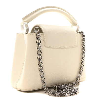 Louis Vuitton Taurillon Mini Capucines Monochrome  White 3 of 9