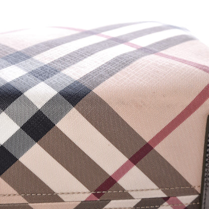 Burberry Patent Supernova Check Stanton Tote Dark Nickel 19 of 24