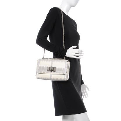 Christian Louboutin Watersnake Hardwick Small Sweet Charity Shoulder Bag Roccia 2 of 13