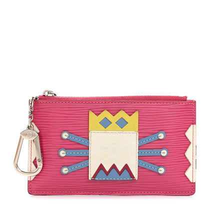 Louis Vuitton Epi Tribal Mask Key Pouch Pivoine 1 of 6