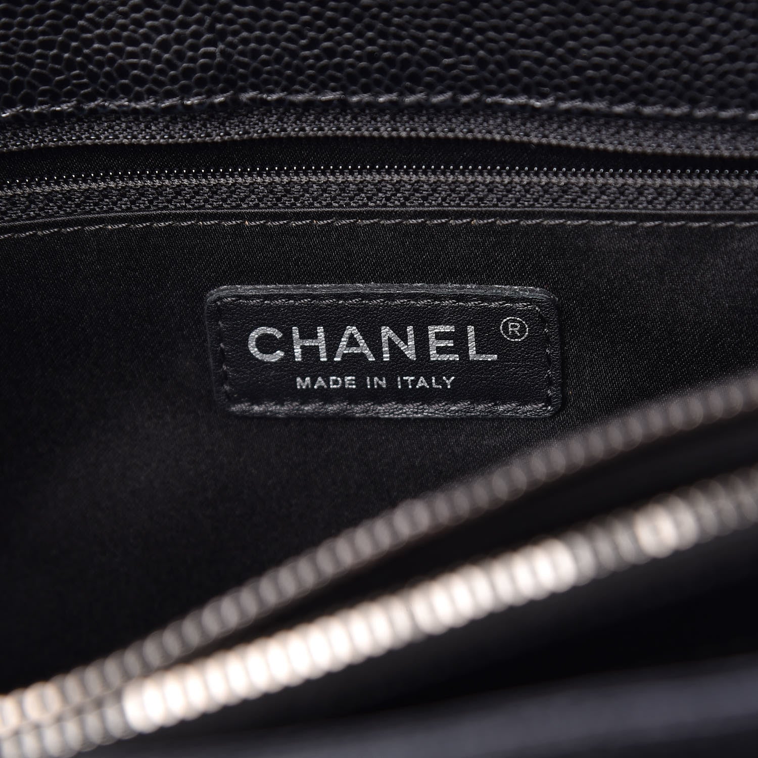 Chanel Caviar Quilted Grand Shopping Tote GST Black 5 of 12