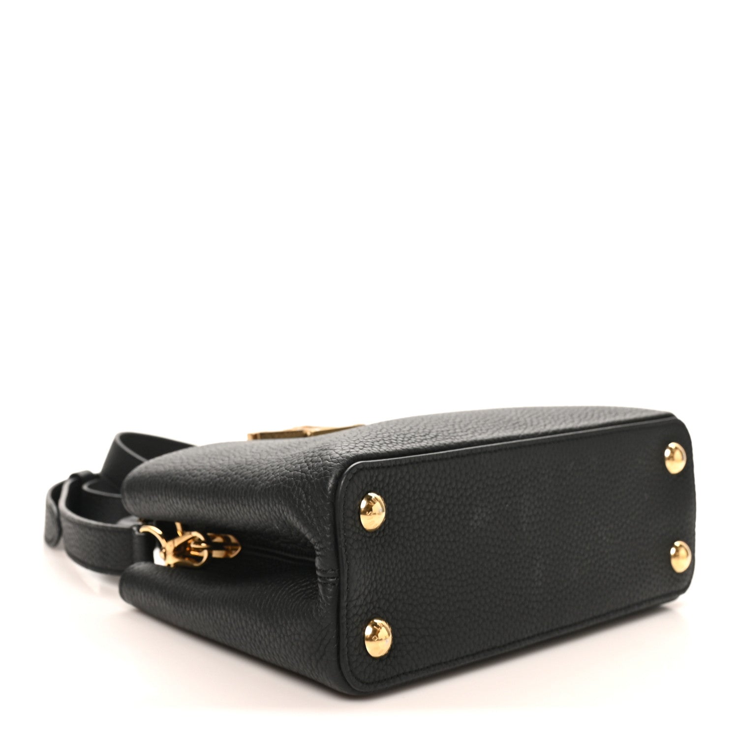 Louis Vuitton Taurillon Mother of Pearl Capucines BB Black 4 of 9