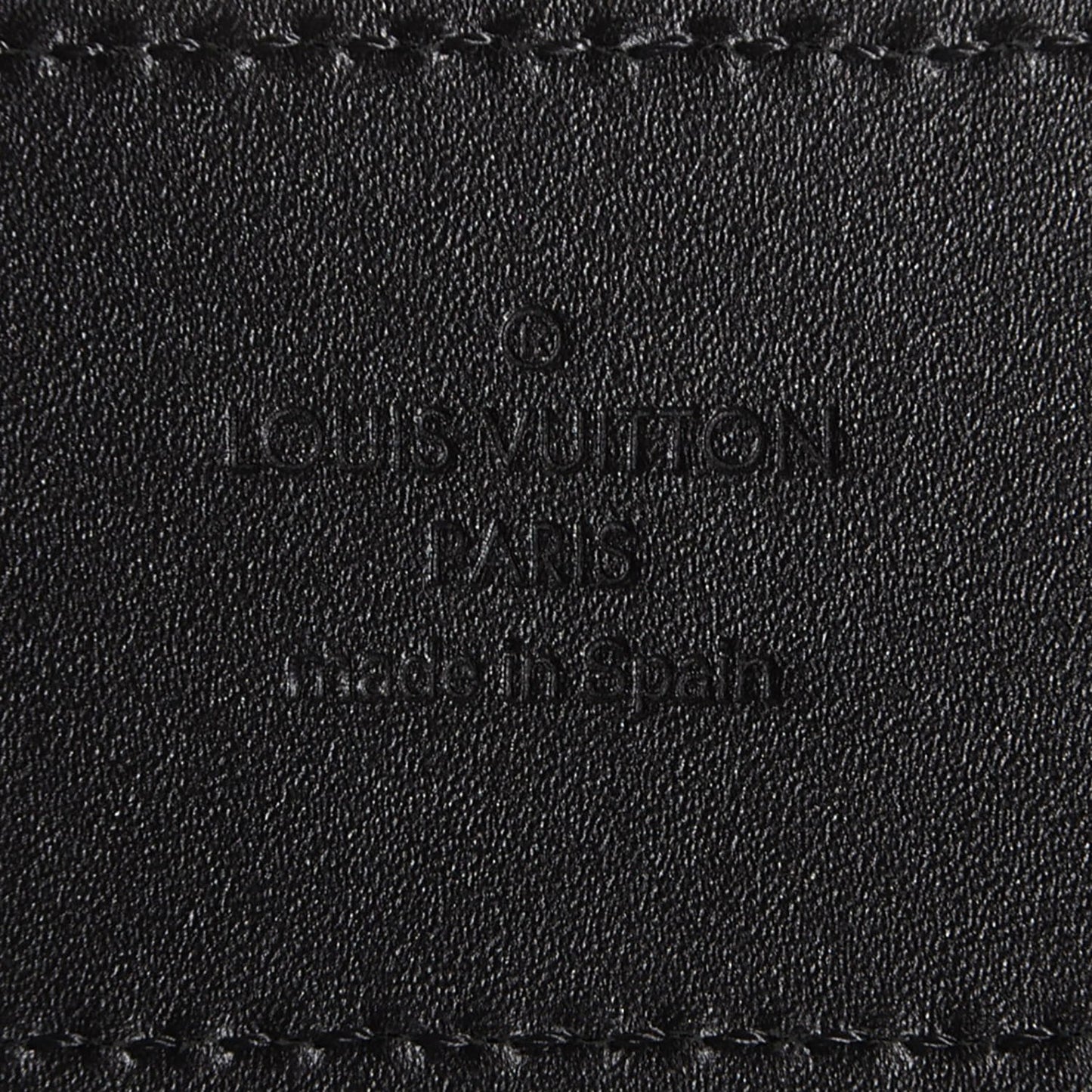 Suede Calfskin Mini Damier LV Initials 40MM Belt 95 38 Carbone