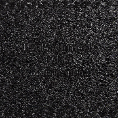 Louis Vuitton Suede Calfskin Mini Damier LV Initials 40MM Belt 95 38 Carbone 4 of 7