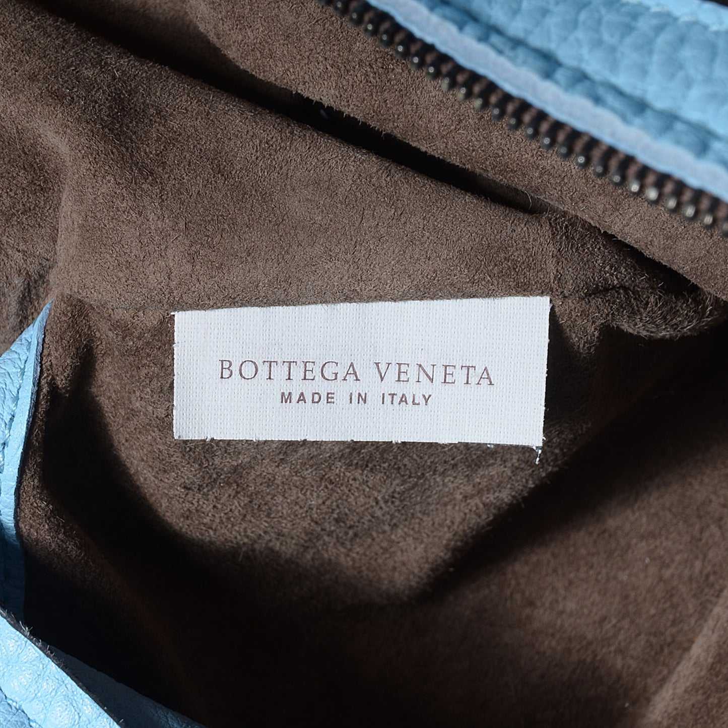 Washed Cervo Deerskin Large Hobo Ciel