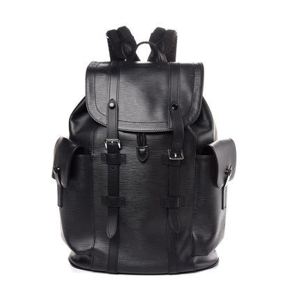 Louis Vuitton Epi Christopher Backpack PM Black 1 of 8