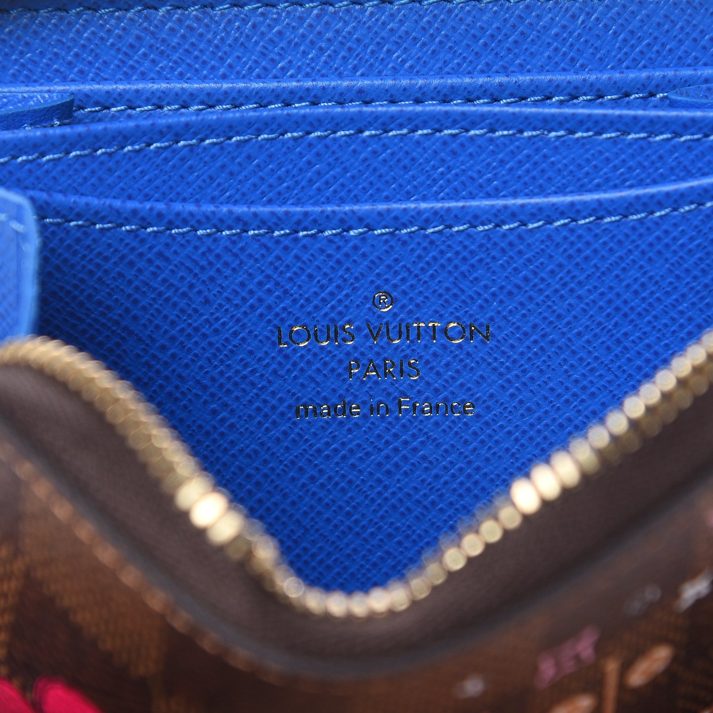 Damier Ebene 2019 Christmas Animation Zippy Coin Purse Blue