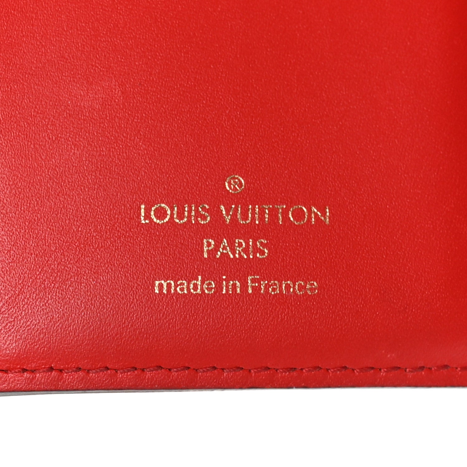 Louis Vuitton Monogram Flower Lock Compact Wallet Coquelicot 6 of 8