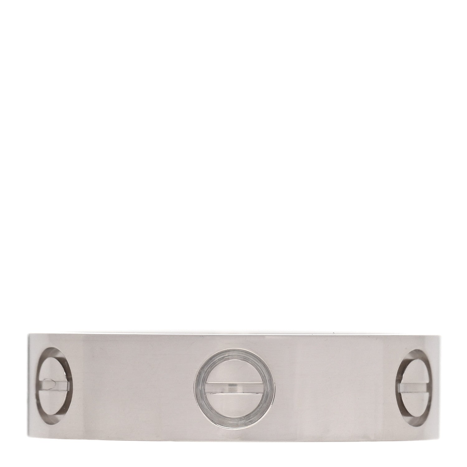 Cartier 18K White Gold 5.5mm LOVE Ring 60 9.25 1 of 4