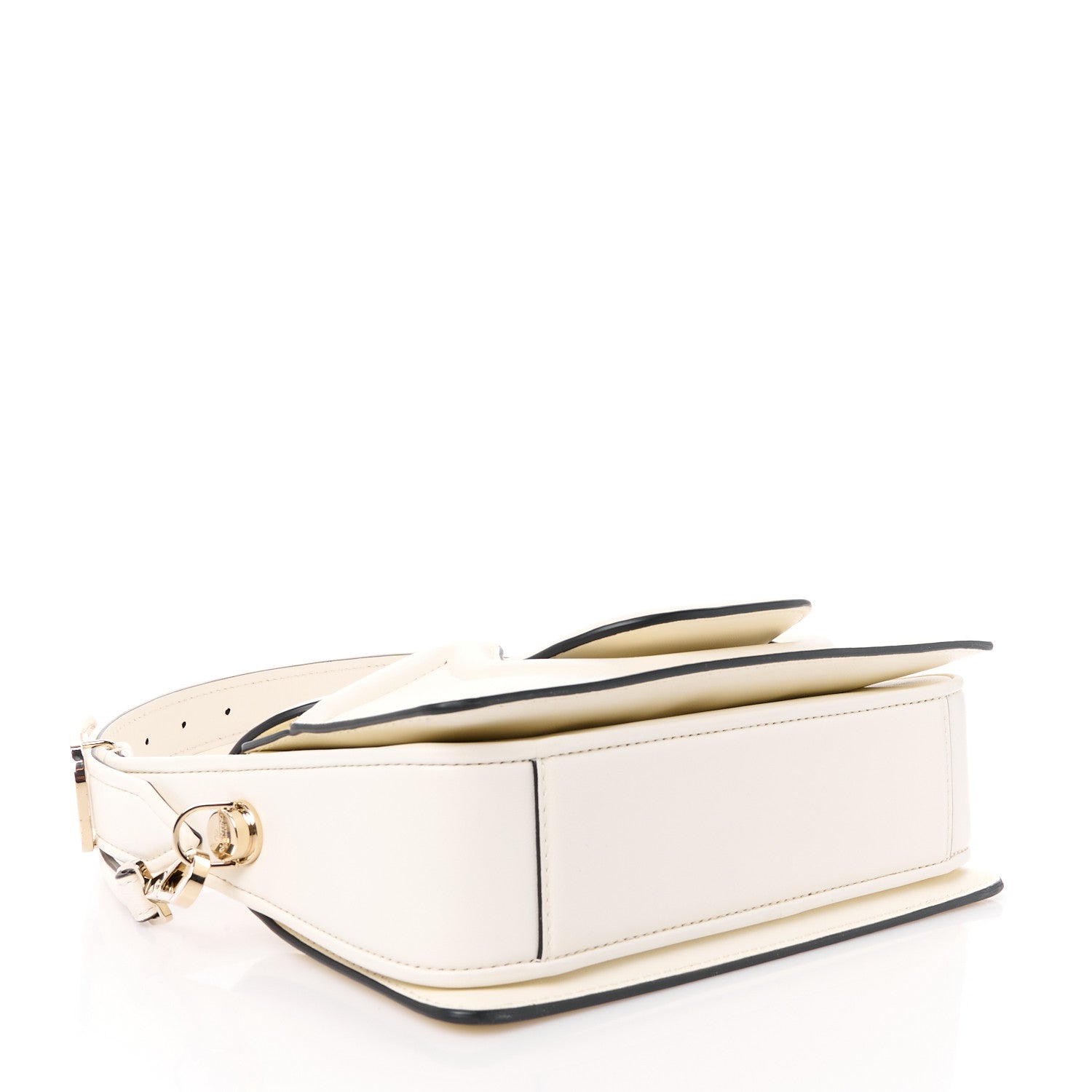 Valentino Garavani Vitello Sculpture Shoulder Bag Ivory 4 of 12