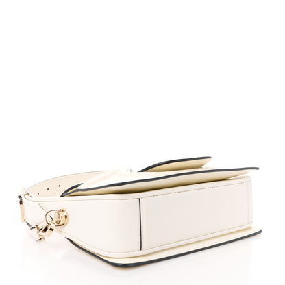 Valentino Garavani Vitello Sculpture Shoulder Bag Ivory 4 of 12
