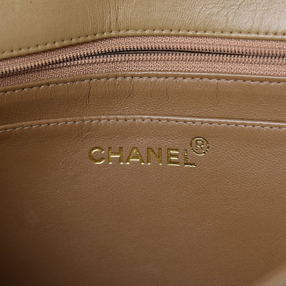 Chanel Lambskin Quilted Medium Single Flap Beige 5 of 9