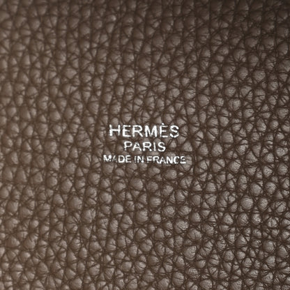 Hermes Taurillon Clemence Picotin Lock 18 PM Etoupe 6 of 11