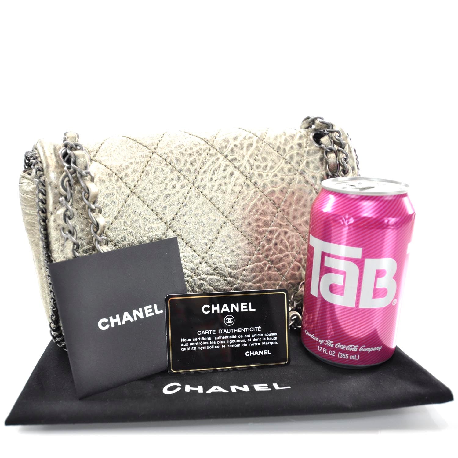 Chanel Leather Medium Leo Lion Flap Metallic 3 of 10