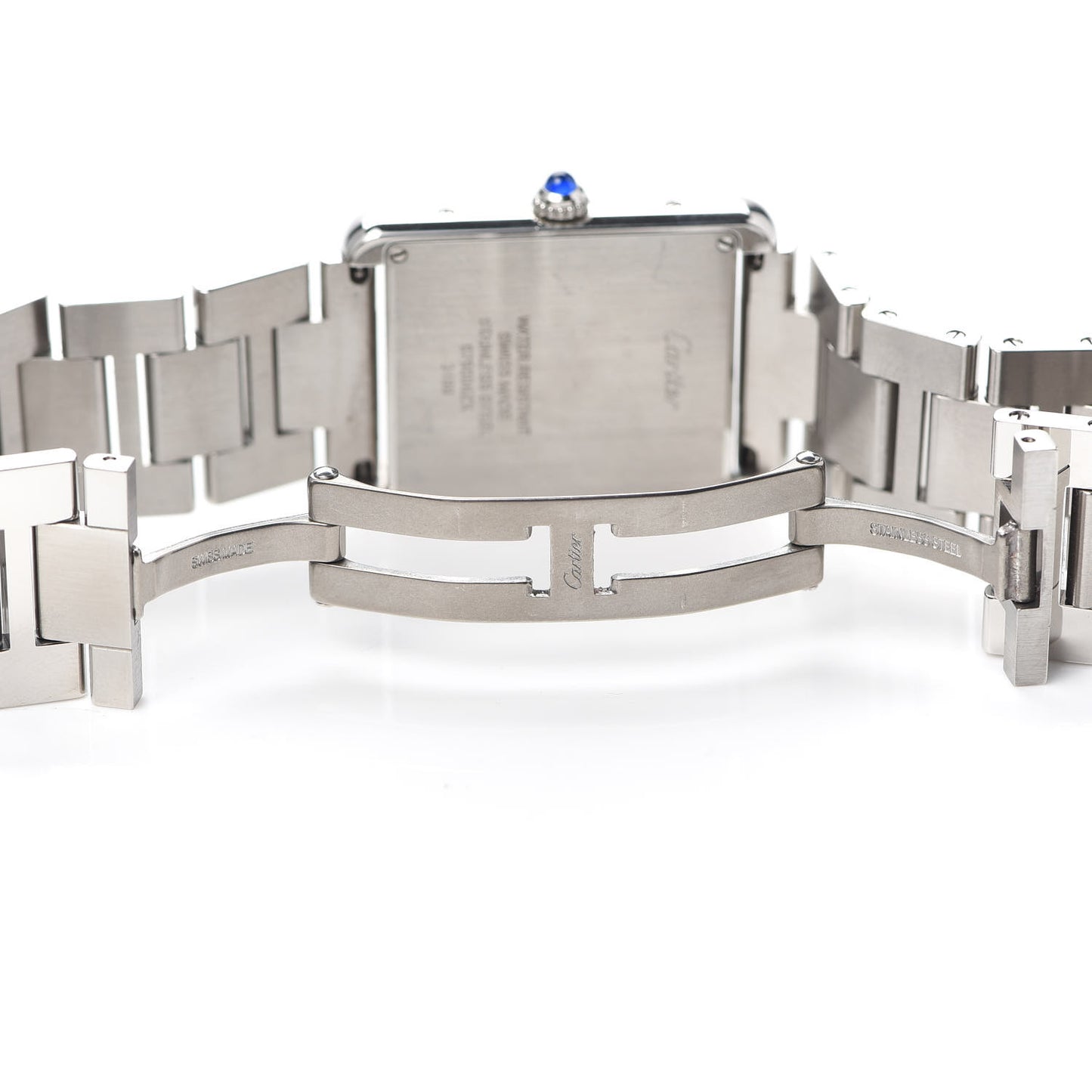 Stainless Steel 27mm Tank Solo Quartz Watch