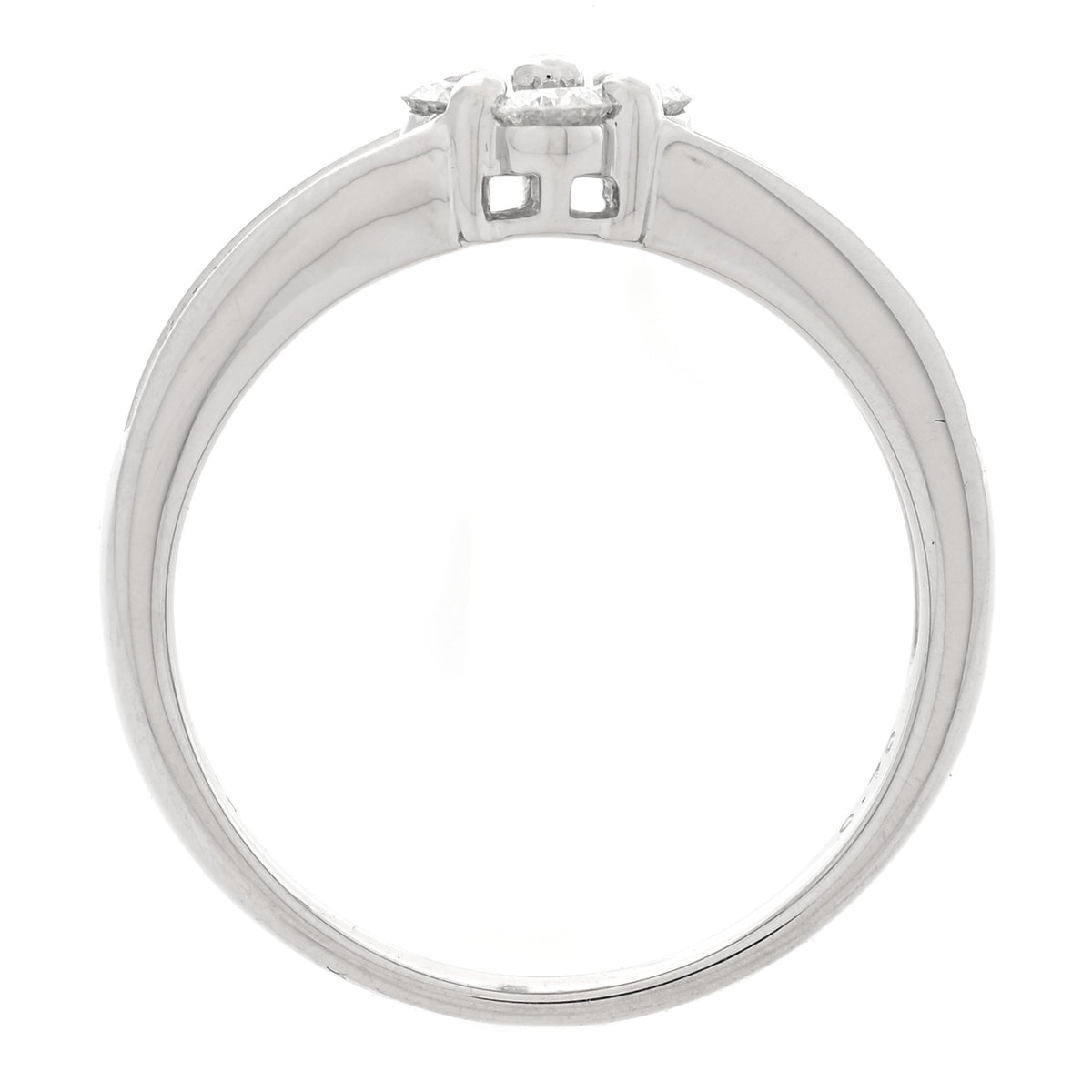 Parker & West by FASHIONPHILE Platinum Diamond .70ctw Flower Ring 53 6.5 5 of 10