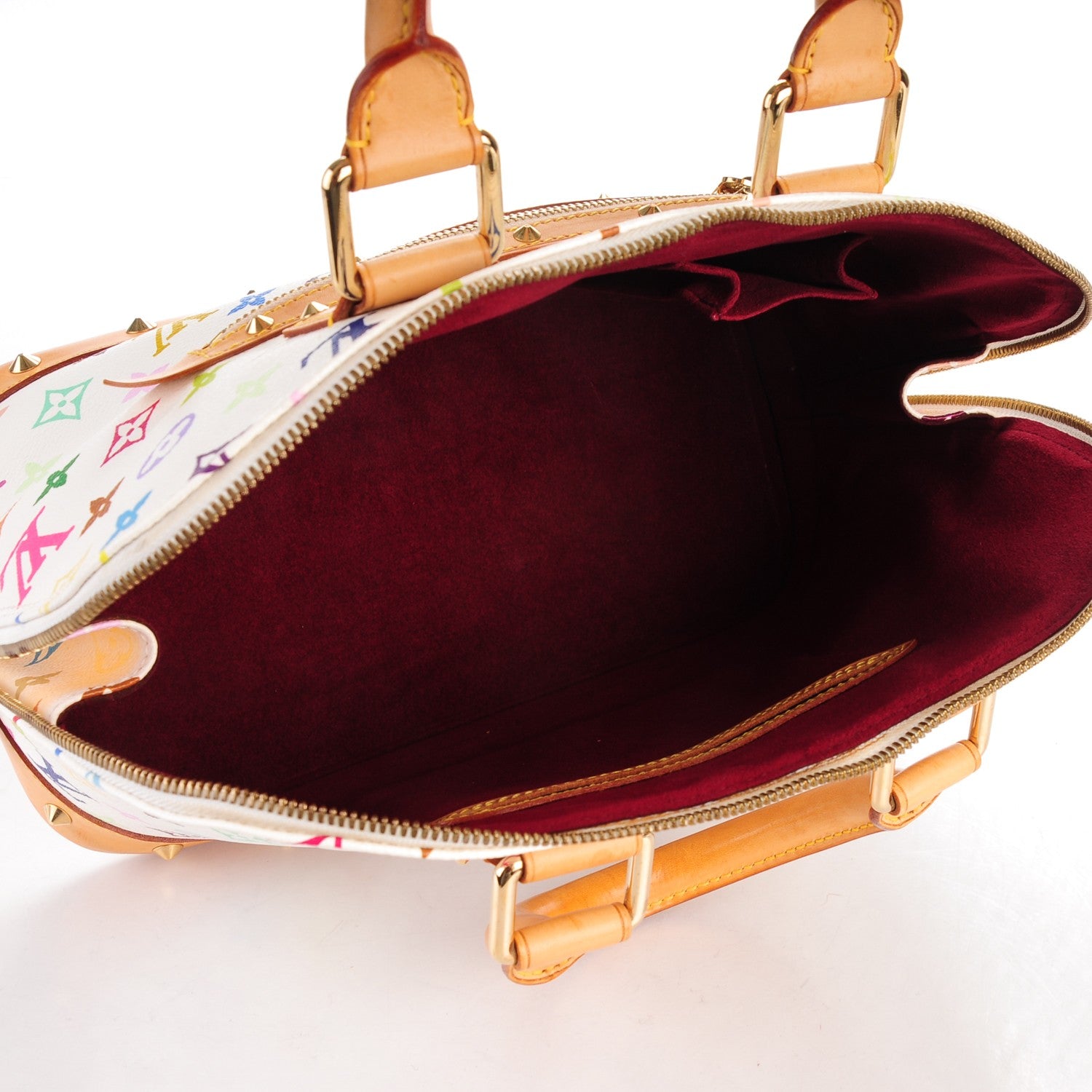 Louis Vuitton Monogram Multicolor Alma White 5 of 7