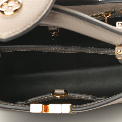 Louis Vuitton Taurillon Capucines BB Galet 5 of 10