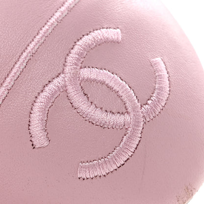 Chanel Lambskin Mary Jane Flats 38 Light Pink 10 of 11