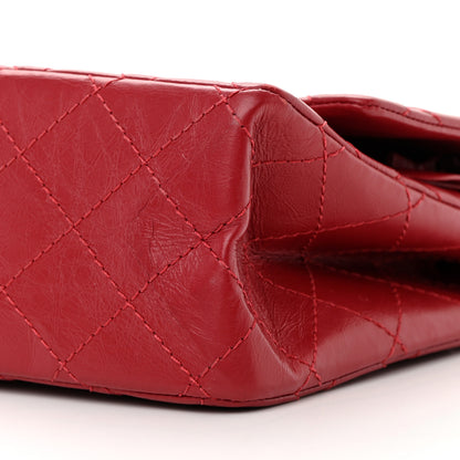 Chanel Aged Calfskin Quilted 2.55 Reissue 226 Flap Red 10 of 15