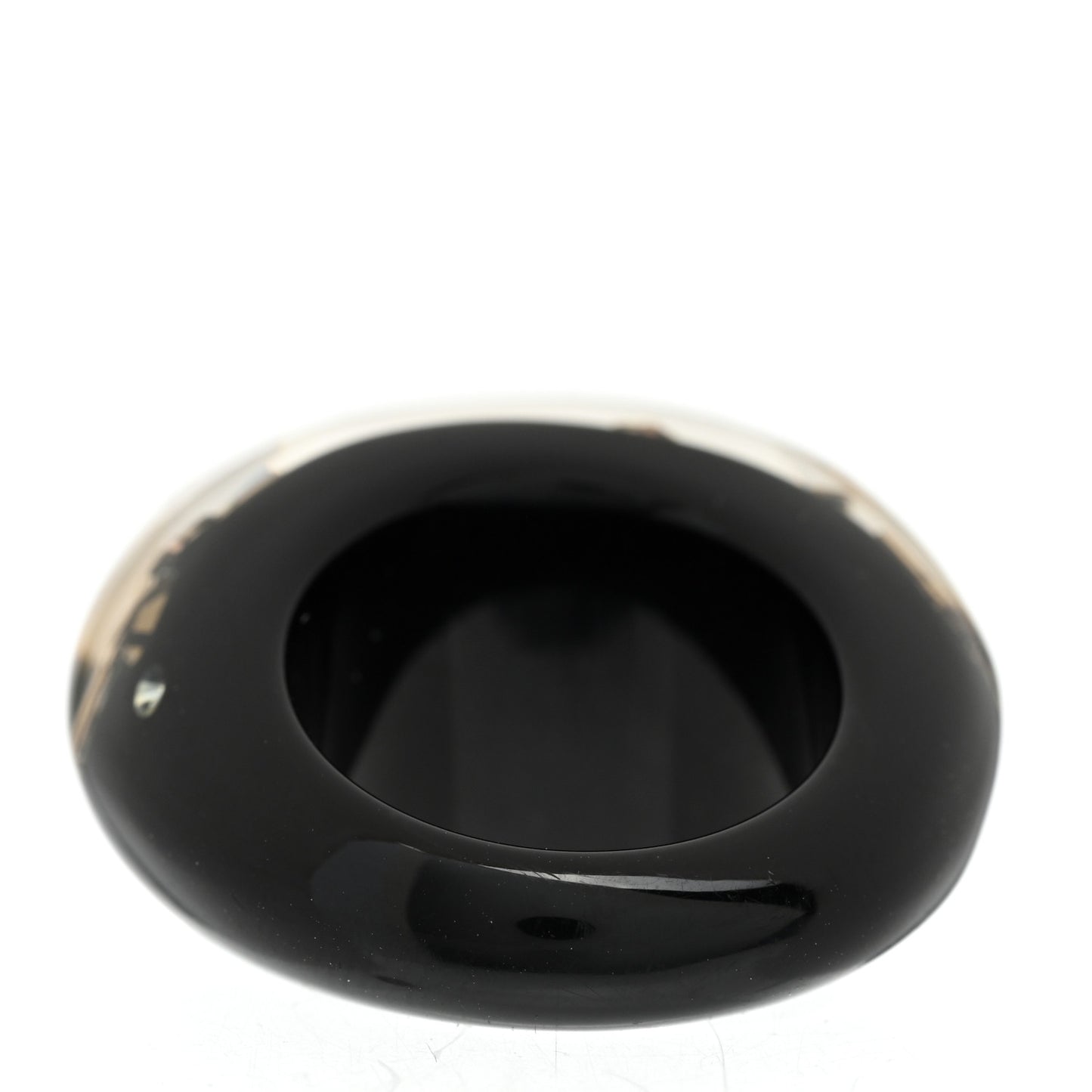 Resin Swarovski Crystal Inclusion 5.5 Ring 50 5.5 Black