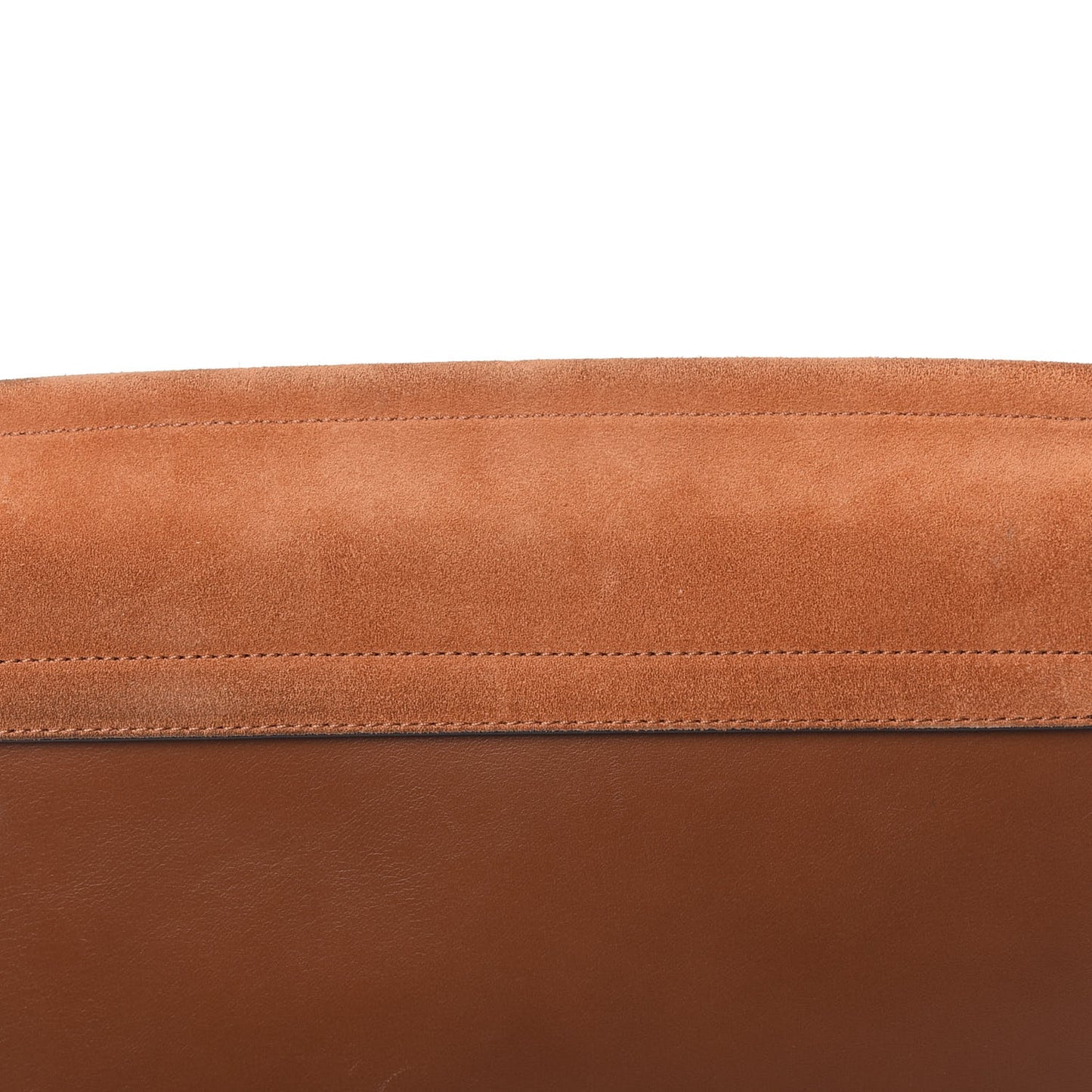 Suede Calfskin Medium Faye Shoulder Bag Tobacco