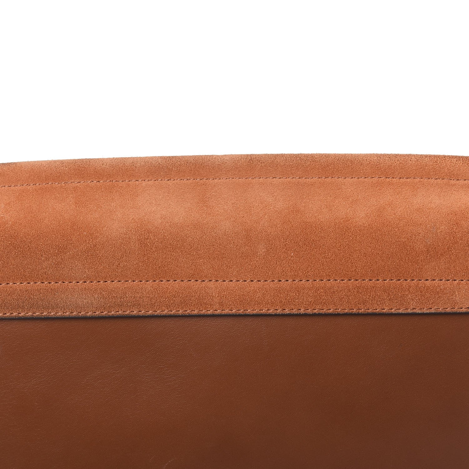 Chloe Suede Calfskin Medium Faye Shoulder Bag Tobacco 9 of 11