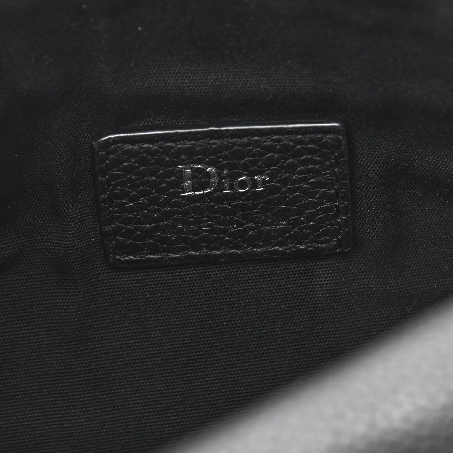 HOMME Grained Calfskin Mens Roller Pouch Black