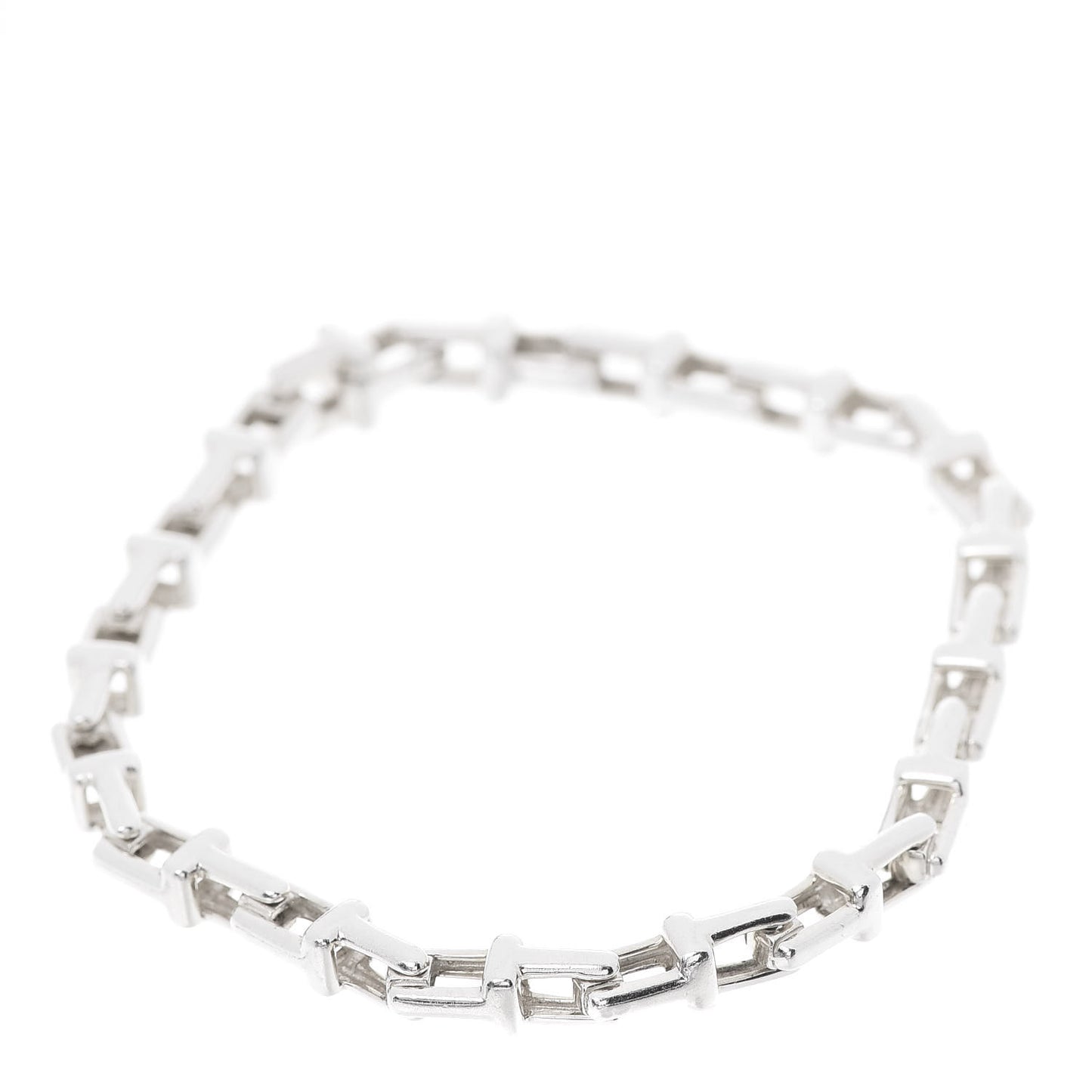 Sterling Silver Narrow T Chain Bracelet