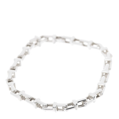 Tiffany Sterling Silver Narrow T Chain Bracelet 1 of 6